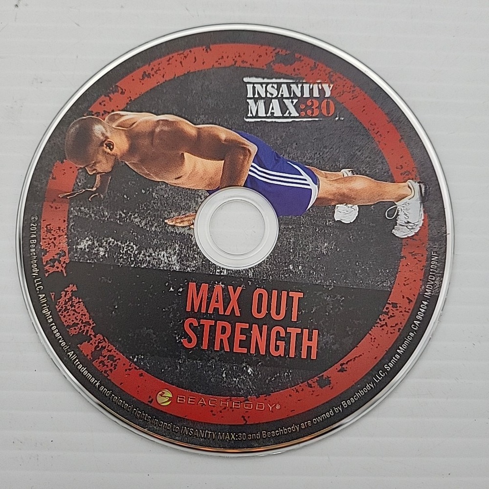 BEACHBODY INSANITY MAX 30: MAX OUT STRENGTH REPLACEMENT DVD DISC